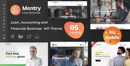 Mentry Loan and Financial WordPress Theme 2.7 GPL Theme