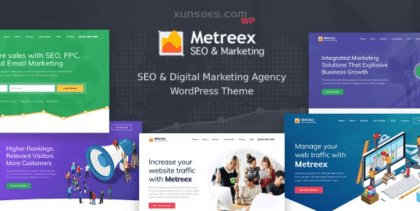 Metreex SEO Marketing WordPress Theme 1.4.0 GPL Theme