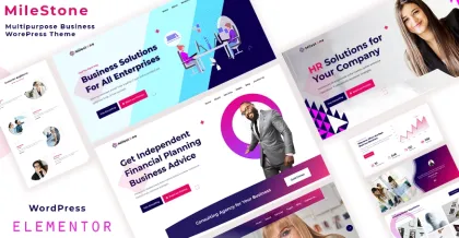 Milestone WordPress Multi Plan Business Theme WordPress Theme 1.0.0 GPL Theme