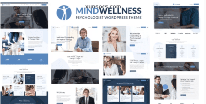 Mindwellness Psychology and Counseling WordPress Theme 1.0.0 GPL Theme