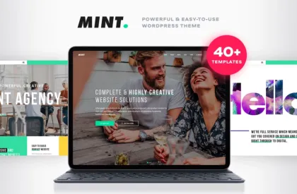 Mint Creative Multi-Purpose WordPress Theme 2.1.1 GPL Theme