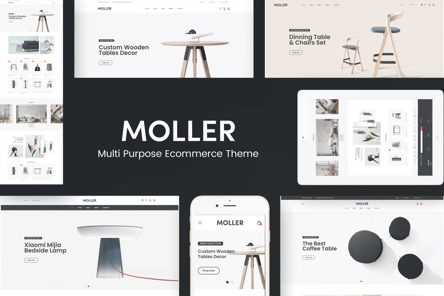 Moller Furniture Decor WooCommerce WordPress Theme 1.0 GPL Theme