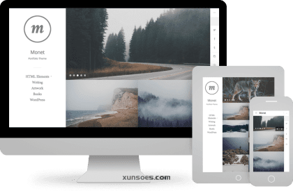 Monet Theme 1.13.2 GPL Theme