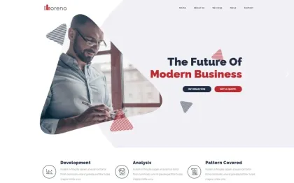 Moreno Modern Business WordPress Theme 1.1.8 GPL Theme