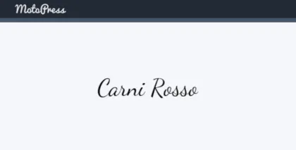 MotoPress Carni Rosso 1.0.3 GPL Theme