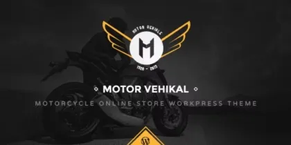 Motor Vehikal Motorcycle Online Store WordPress Theme 1.8.0 GPL Theme