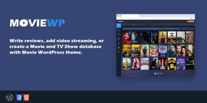 MovieWP – Movie WordPress Theme 3.8.8 GPL Theme