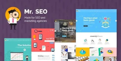 Mr SEO SEO, Marketing Agency and Social Media Theme 1.9 GPL Theme