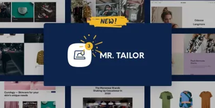 Mr. Tailor eCommerce WordPress Theme for WooCommerce 3.6 GPL Theme
