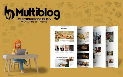 Multiblog – Multipurpose Blog WordPress Theme 1.1.0 GPL Theme