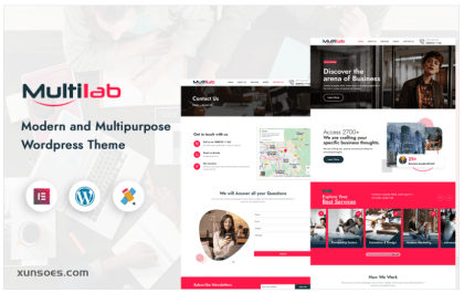 Multilab Consulting Business WordPress Theme 1.0.0 GPL Theme