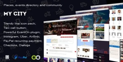 MyCity Geolocation directory and events guide 7.9.7 GPL Theme