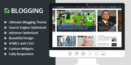 MyThemeShop Blogging 3.1.8 GPL Theme