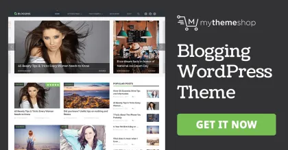 MyThemeShop Blogging WordPress Theme 3.1.2 GPL Theme