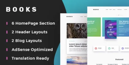 MyThemeShop Books Theme 1.0.7 GPL Theme