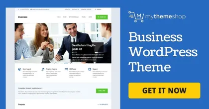 MyThemeShop Business WordPress Theme 1.1.1 GPL Theme