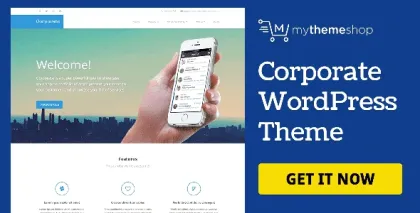 MyThemeShop Corporate WordPress Theme 1.4.5 GPL Theme