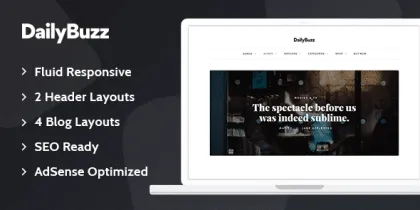 MyThemeShop DailyBuzz WordPress Theme 1.0.9 GPL Theme