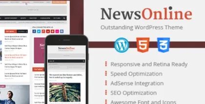 MyThemeShop NewsOnline 1.2.9 GPL Theme
