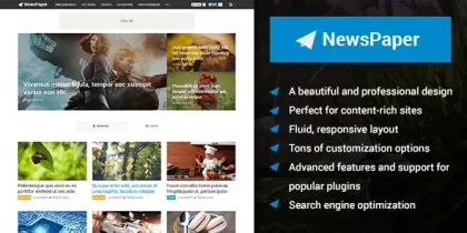 MyThemeShop Newspaper 2.3.14 GPL Theme