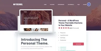 MyThemeShop Personal Theme 1.0.7 GPL Theme