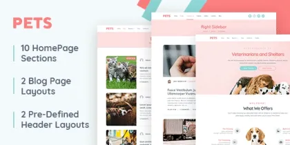 MyThemeShop Pets Theme 1.0.7 GPL Theme