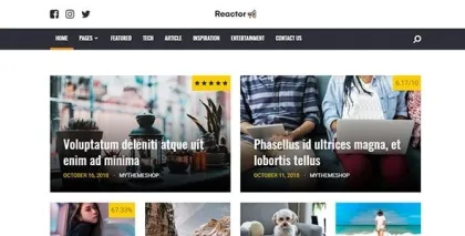 MyThemeShop Reactor 1.1.1 GPL Theme