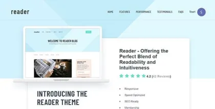 MyThemeShop Reader 1.1.2 GPL Theme
