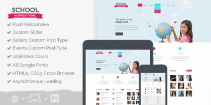MyThemeShop School 1.2.9 GPL Theme