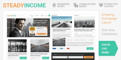 MyThemeShop SteadyIncome 2.2.11 GPL Theme