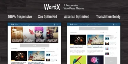 MyThemeShop WordX 1.3.7 GPL Theme