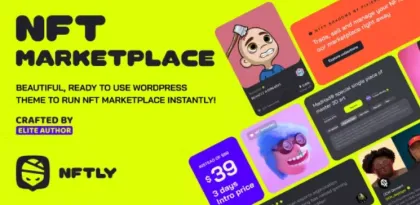 NFTLY NFT Marketplace WordPress Theme 1.2.1 GPL Theme