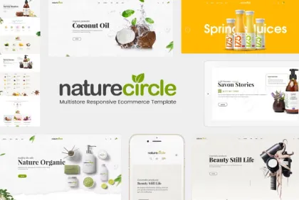 NatureCircle Organic WooCommerce WordPress Theme 1.1.2 GPL Theme