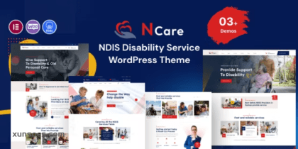 Ncare NDIS Disability Service WordPress Theme 1.0.7 GPL Theme