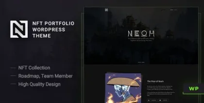 Neoh NFT Portfolio WordPress Theme 1.1.5 GPL Theme