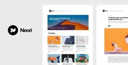 Neori News and Magazine WordPress Theme 4.0 GPL Theme