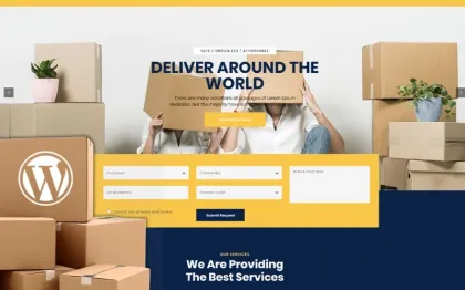 Nescobee Movers WordPress Theme 1.0.0 GPL Theme