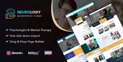 Neurology Psychology Counseling WordPress Theme 1.1 GPL Theme