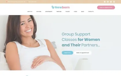 Newborn Pregnancy Support Center WordPress Theme 1.0.0 GPL Theme