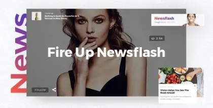 Newsflash News Magazine Theme 1.6 GPL Theme