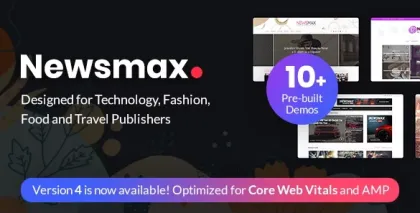 Newsmax Multi-Purpose News Magazine Theme 4.1.0 GPL Theme