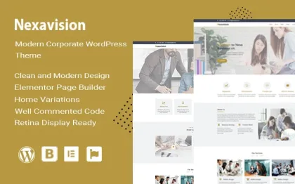 Nexavision Multipurpose Website Builder using Elementor WordPress Theme WordPress Theme 1.0 GPL Theme