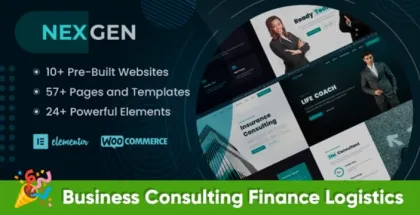 Nexgen Consulting and Business WordPress Theme 1.1.2 GPL Theme