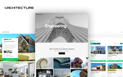 Nexus Architecture and Real Estate WordPress Theme 2.1.1 GPL Theme