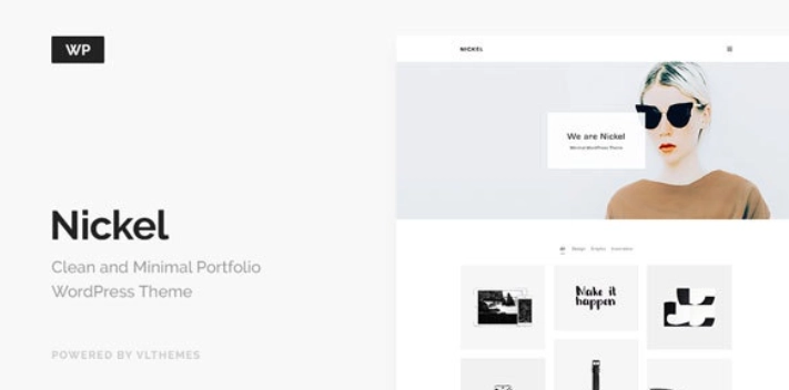 Nickel Minimalist Portfolio WordPress Theme | Portfolio 1.0 GPL Theme