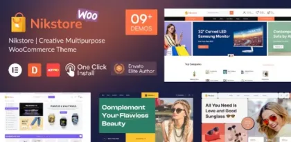 Nikstore Creative Multipurpose WooCommerce Theme 1.3.1 GPL Theme