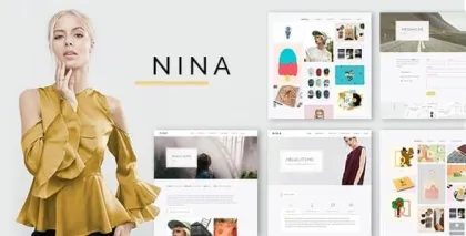 Nina A Minimal and Creative Portfolio WordPress Theme 1.0.2 GPL Theme