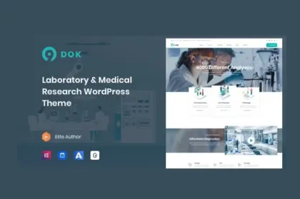 Ninedok Laboratory Research WordPress Theme 1.1.4 GPL Theme