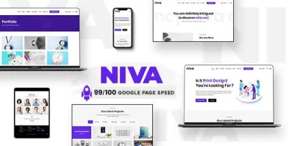 Niva Creative Agency WordPress Theme 1.7.7 GPL Theme