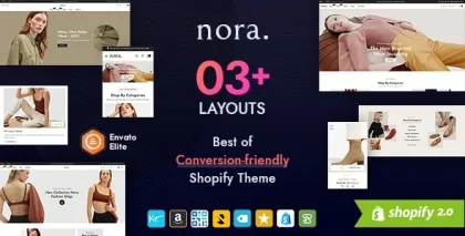 Nora WooCommerce Theme for eCommerce Stores 1.1.4 GPL Theme